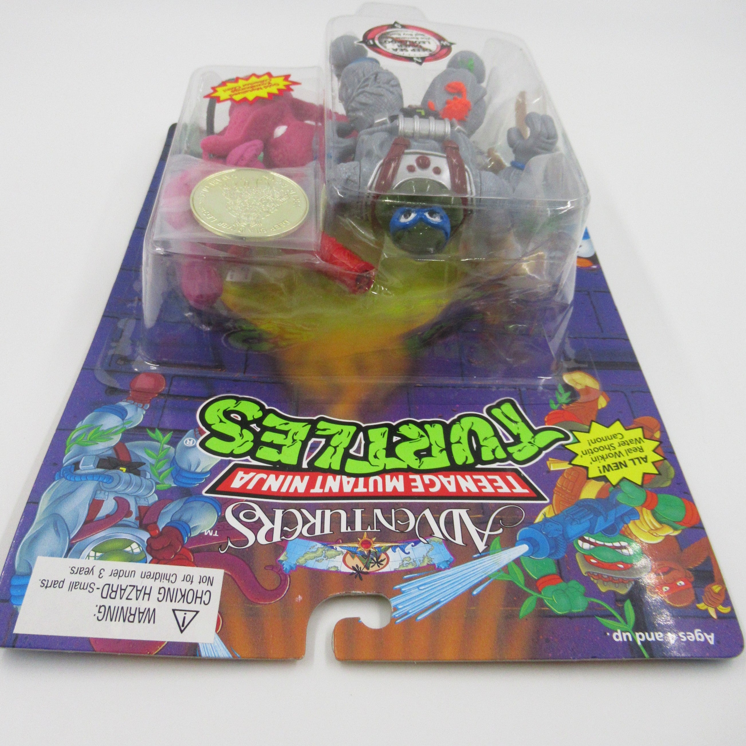 Teenage Mutant Ninja Turtles Deep Sea Diver Leonardo Adventurers Figure TMNTs - Playmates (1994)